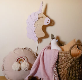 Unicorn wall lamp