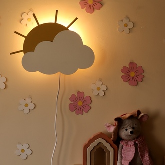 Sunčani oblak zidna lampa