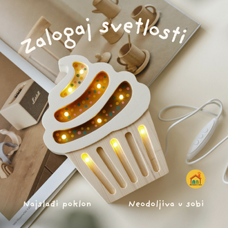 Mini LED Cupcake
