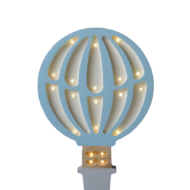 Drvena LED lampa Balon