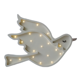 Wooden LED lamp Dove