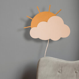 Sunny cloud wall lamp