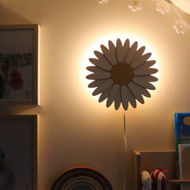 Flower wall lamp