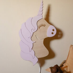 Unicorn wall lamp