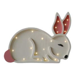 Wooden LED lamp Bunny