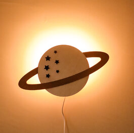 Saturn zidna lampa