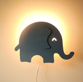 Slonče zidna lampa