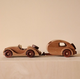Kamper drvena igračka