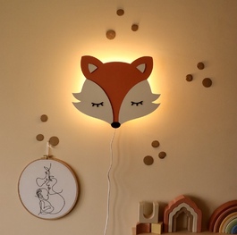 Fox wall lamp