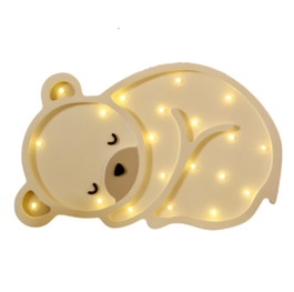 Wooden LED lamp Bear