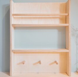 Combined shelf