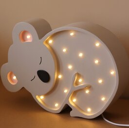 Drvena LED lampa Koala