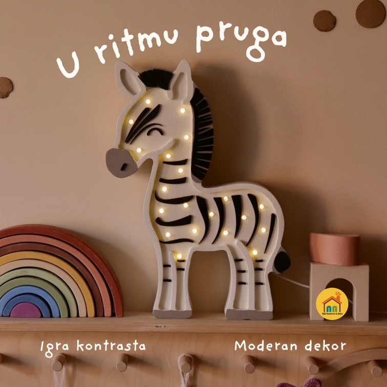 Zebra LED lamp